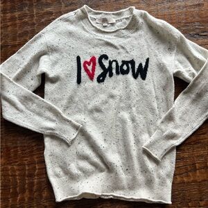 I ❤️ Snow Sweater from Loft
